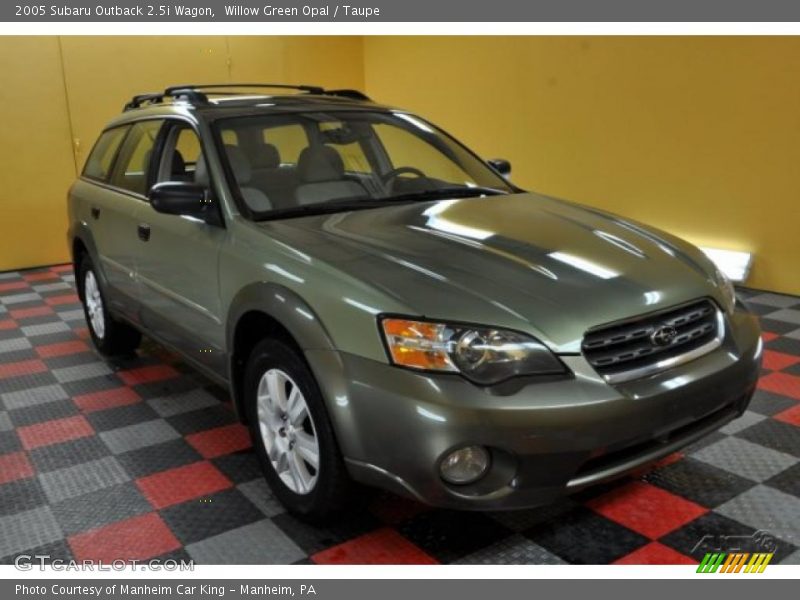 Willow Green Opal / Taupe 2005 Subaru Outback 2.5i Wagon