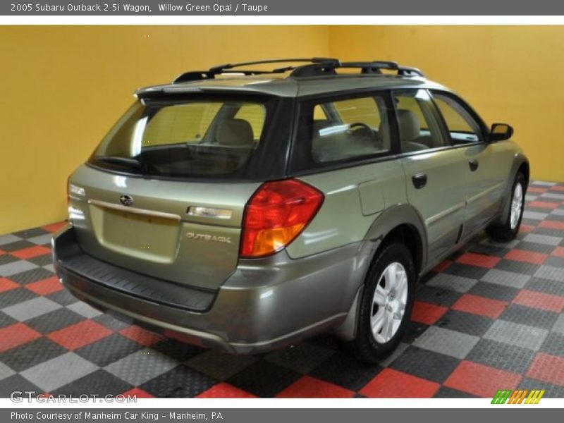 Willow Green Opal / Taupe 2005 Subaru Outback 2.5i Wagon