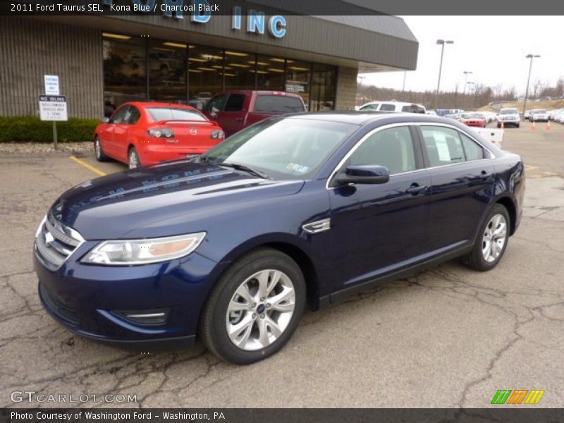 Kona Blue / Charcoal Black 2011 Ford Taurus SEL