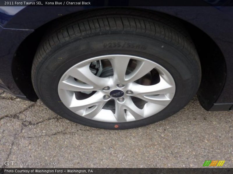 Kona Blue / Charcoal Black 2011 Ford Taurus SEL