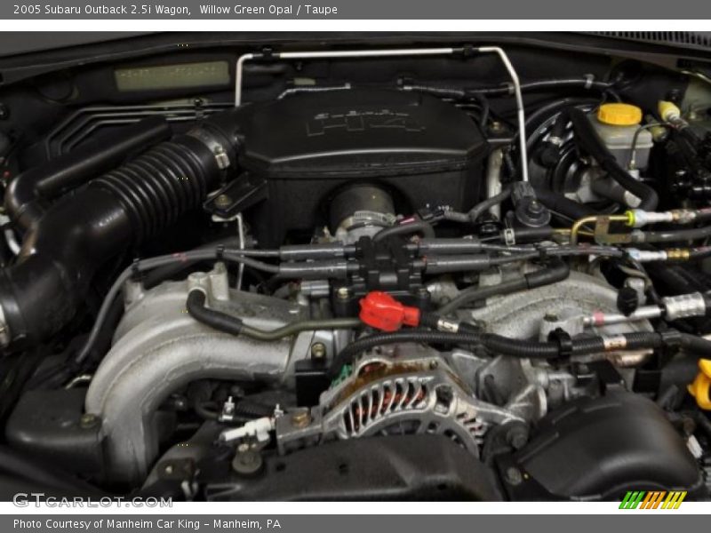 Willow Green Opal / Taupe 2005 Subaru Outback 2.5i Wagon