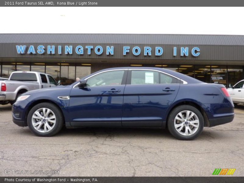 Kona Blue / Light Stone 2011 Ford Taurus SEL AWD
