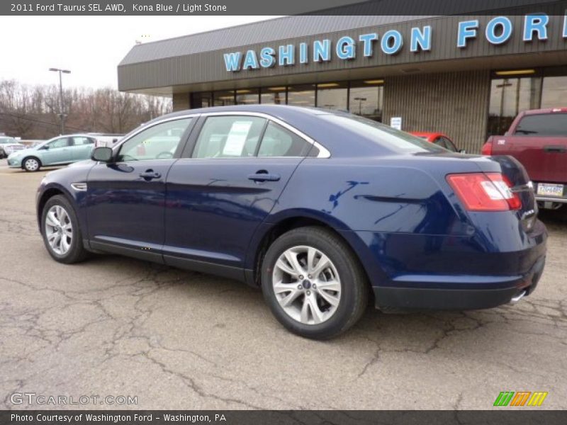 Kona Blue / Light Stone 2011 Ford Taurus SEL AWD