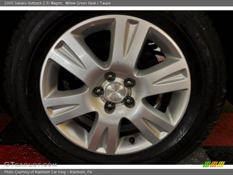 Willow Green Opal / Taupe 2005 Subaru Outback 2.5i Wagon