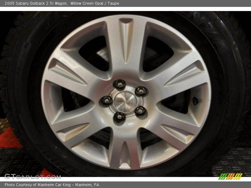 Willow Green Opal / Taupe 2005 Subaru Outback 2.5i Wagon
