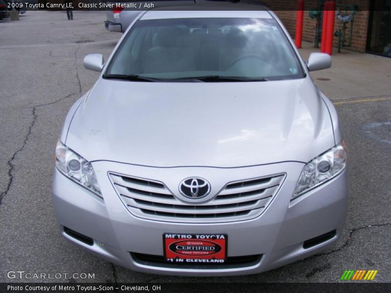 Classic Silver Metallic / Ash 2009 Toyota Camry LE