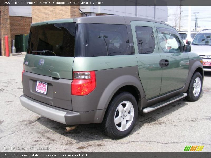 Galapagos Green Metallic / Black 2004 Honda Element EX AWD