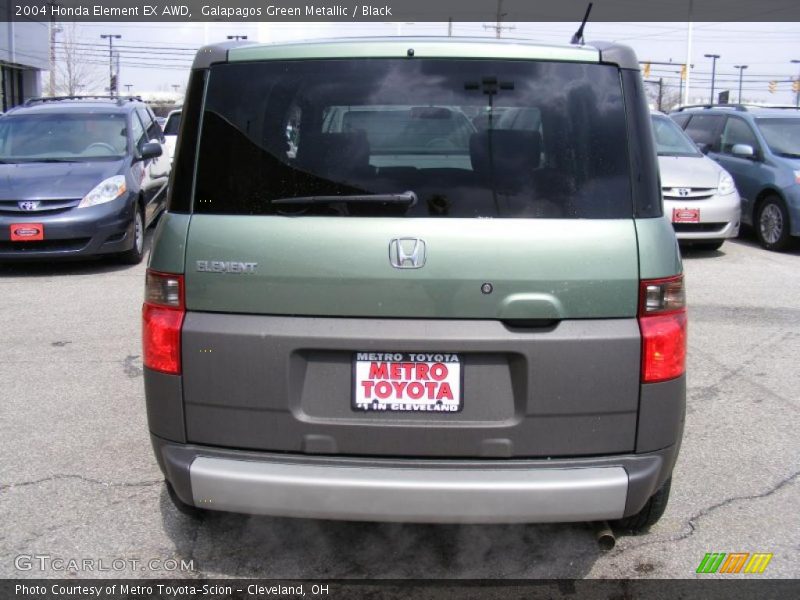 Galapagos Green Metallic / Black 2004 Honda Element EX AWD