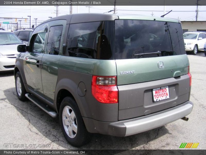 Galapagos Green Metallic / Black 2004 Honda Element EX AWD