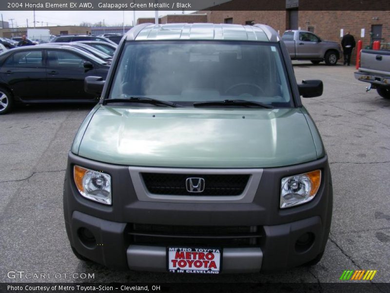 Galapagos Green Metallic / Black 2004 Honda Element EX AWD