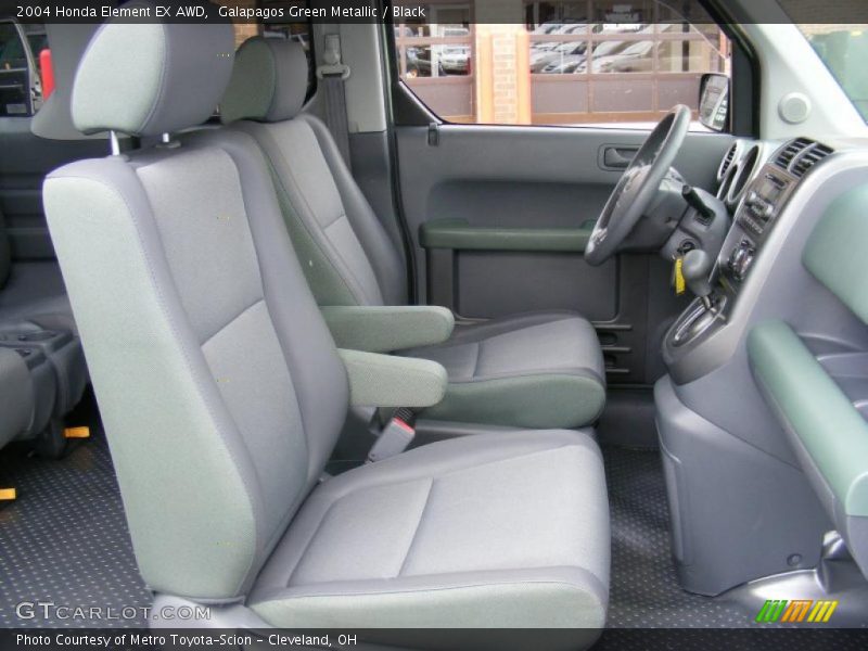 Galapagos Green Metallic / Black 2004 Honda Element EX AWD