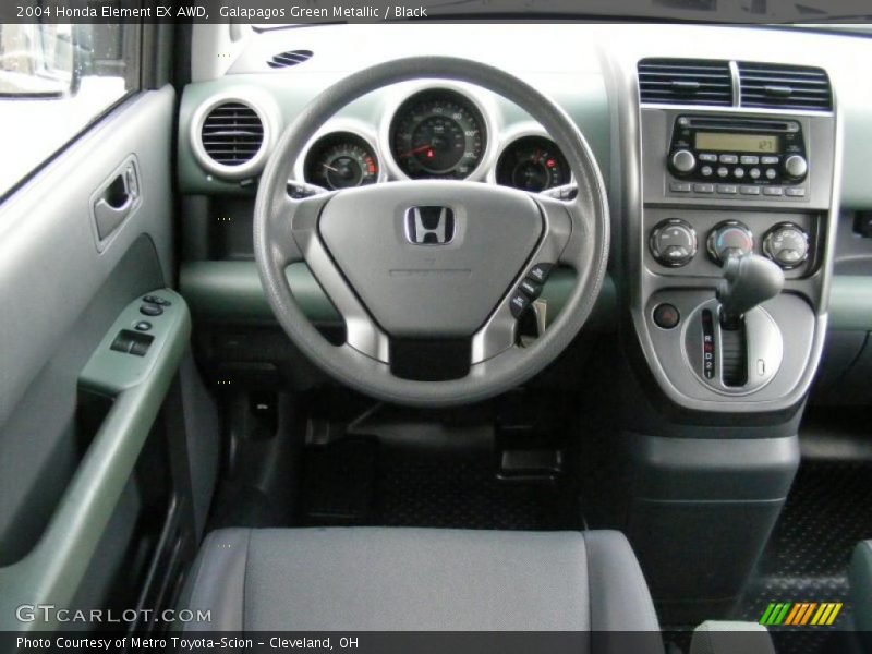 Galapagos Green Metallic / Black 2004 Honda Element EX AWD