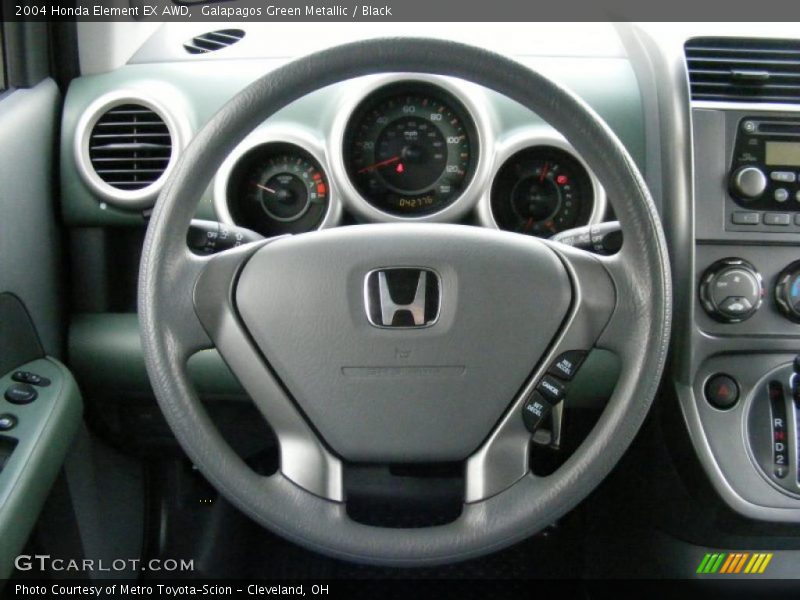 Galapagos Green Metallic / Black 2004 Honda Element EX AWD