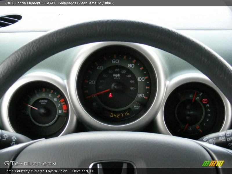 Galapagos Green Metallic / Black 2004 Honda Element EX AWD