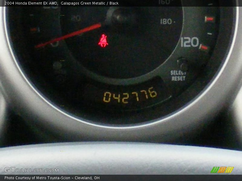 Galapagos Green Metallic / Black 2004 Honda Element EX AWD