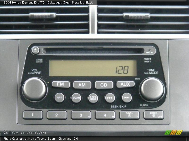 Galapagos Green Metallic / Black 2004 Honda Element EX AWD