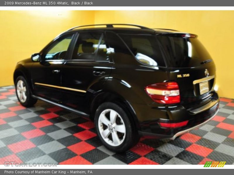 Black / Black 2009 Mercedes-Benz ML 350 4Matic