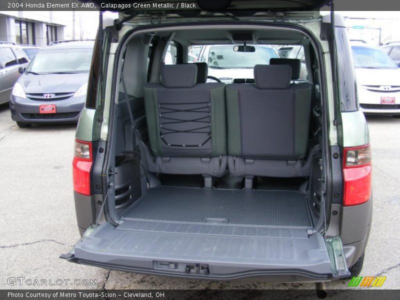 Galapagos Green Metallic / Black 2004 Honda Element EX AWD