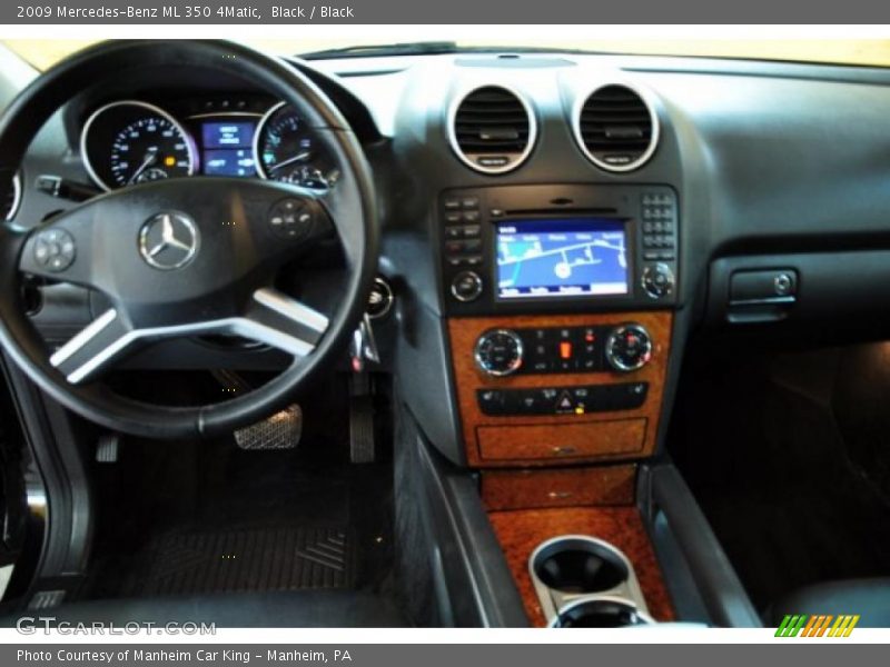 Black / Black 2009 Mercedes-Benz ML 350 4Matic