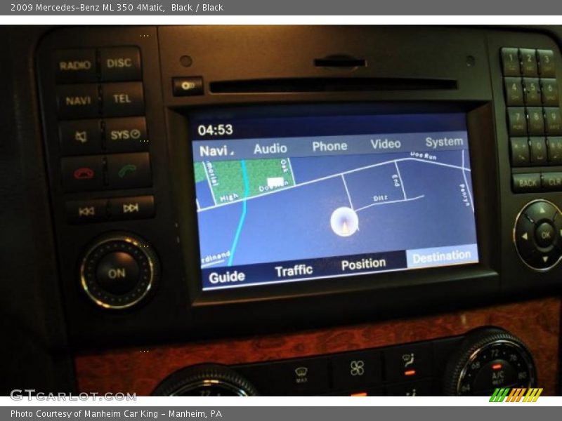Black / Black 2009 Mercedes-Benz ML 350 4Matic