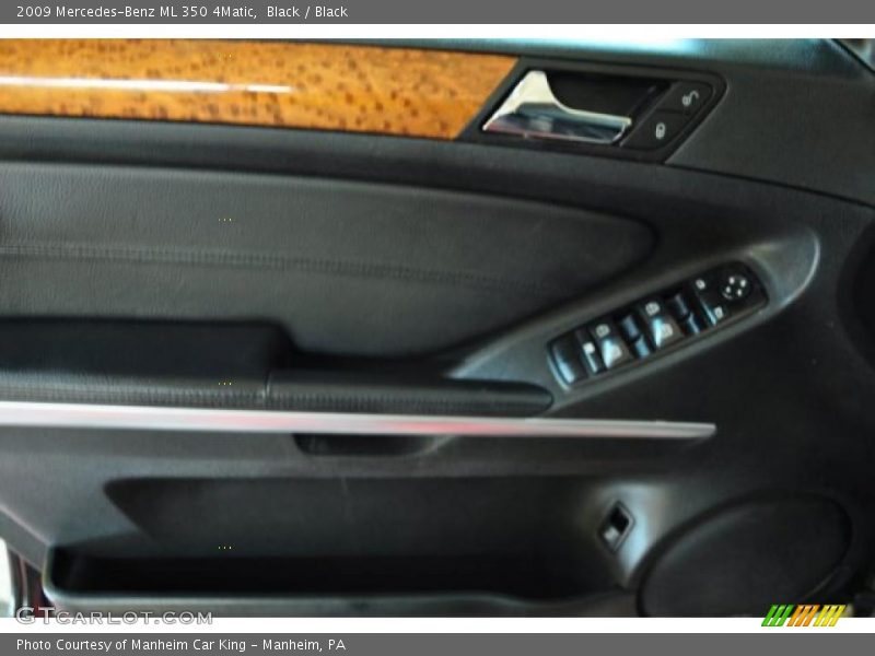 Black / Black 2009 Mercedes-Benz ML 350 4Matic