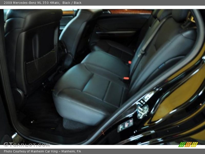 Black / Black 2009 Mercedes-Benz ML 350 4Matic