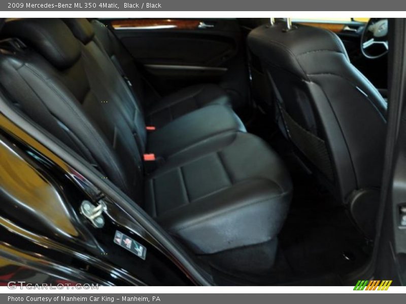 Black / Black 2009 Mercedes-Benz ML 350 4Matic
