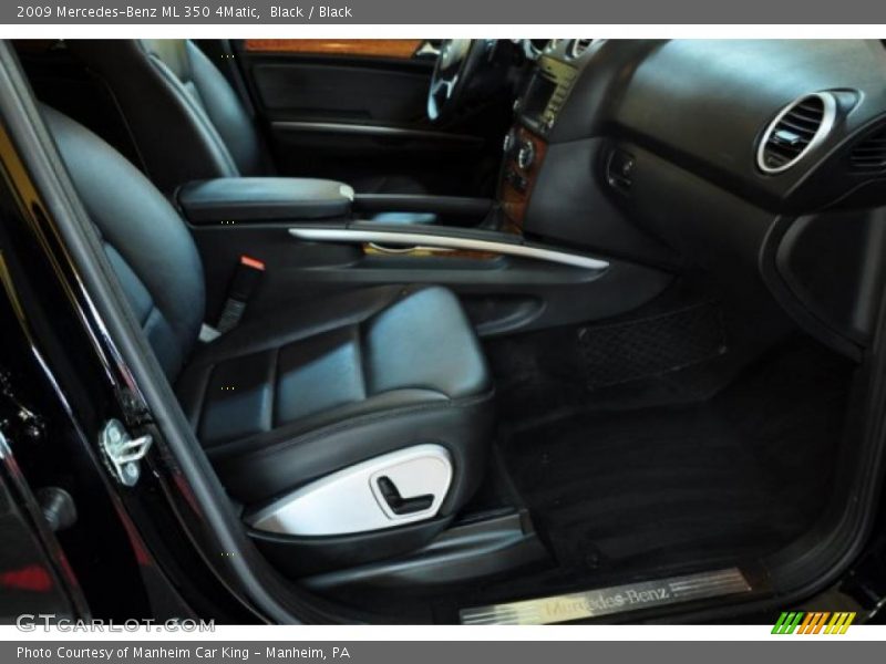 Black / Black 2009 Mercedes-Benz ML 350 4Matic