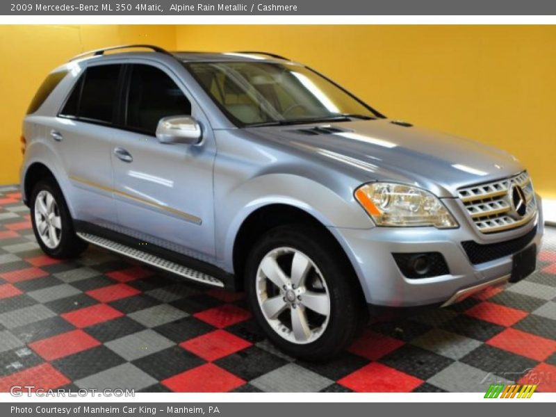 Alpine Rain Metallic / Cashmere 2009 Mercedes-Benz ML 350 4Matic