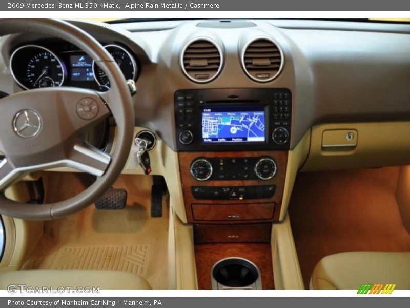 Alpine Rain Metallic / Cashmere 2009 Mercedes-Benz ML 350 4Matic