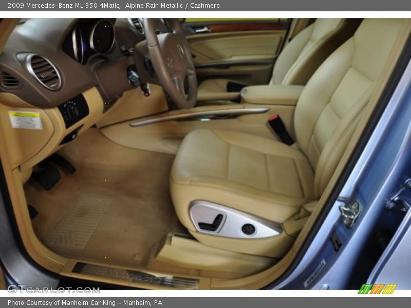 Alpine Rain Metallic / Cashmere 2009 Mercedes-Benz ML 350 4Matic
