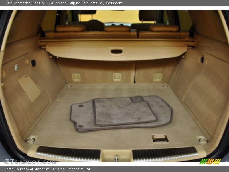 Alpine Rain Metallic / Cashmere 2009 Mercedes-Benz ML 350 4Matic