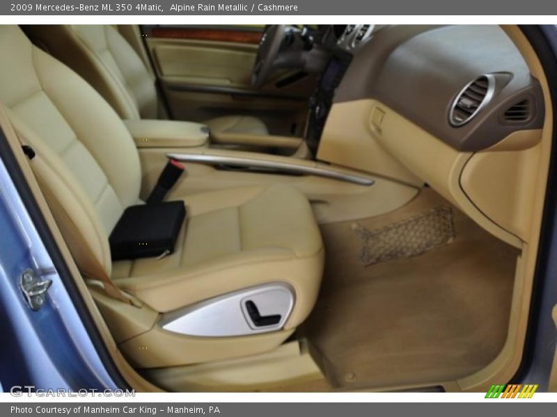 Alpine Rain Metallic / Cashmere 2009 Mercedes-Benz ML 350 4Matic
