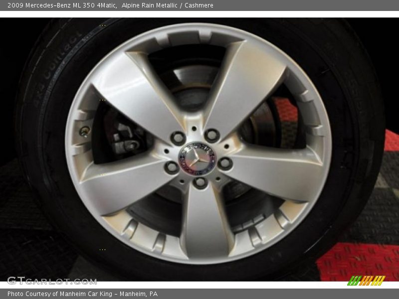 Alpine Rain Metallic / Cashmere 2009 Mercedes-Benz ML 350 4Matic