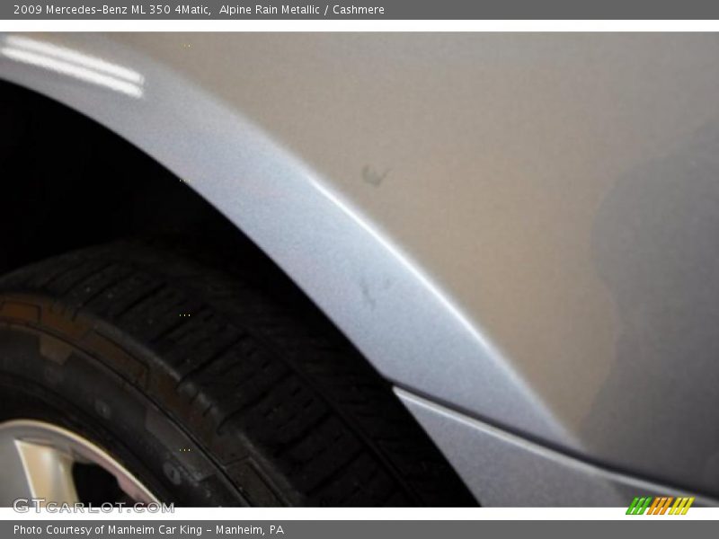 Alpine Rain Metallic / Cashmere 2009 Mercedes-Benz ML 350 4Matic