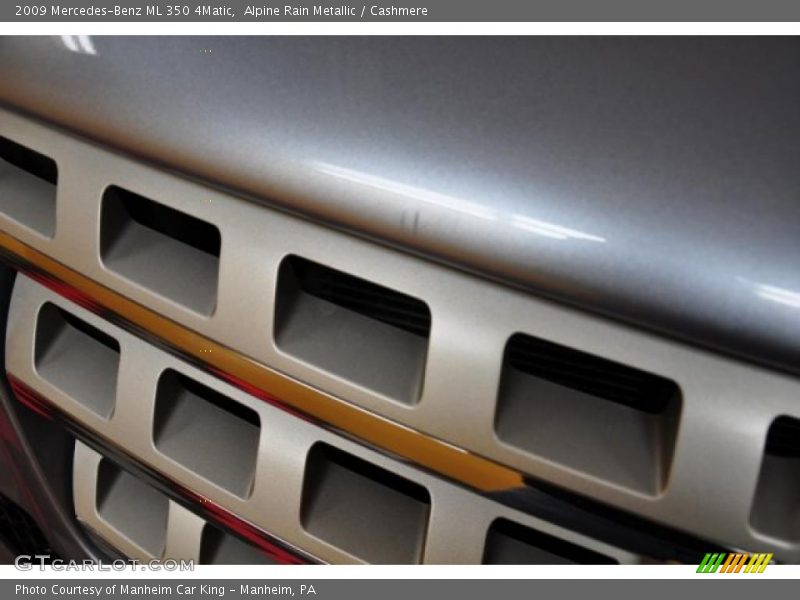 Alpine Rain Metallic / Cashmere 2009 Mercedes-Benz ML 350 4Matic
