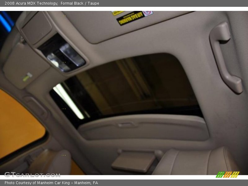 Formal Black / Taupe 2008 Acura MDX Technology