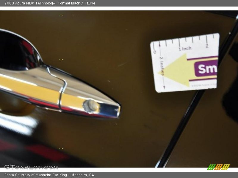 Formal Black / Taupe 2008 Acura MDX Technology