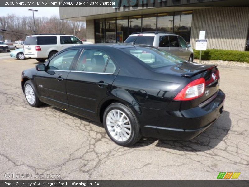 Black / Dark Charcoal 2008 Mercury Milan V6 Premier AWD