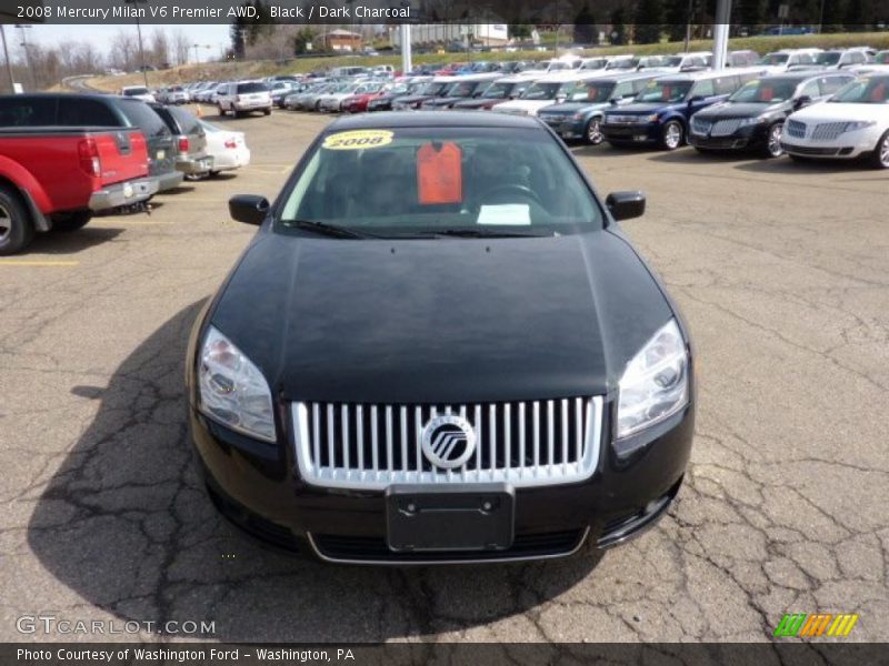 Black / Dark Charcoal 2008 Mercury Milan V6 Premier AWD