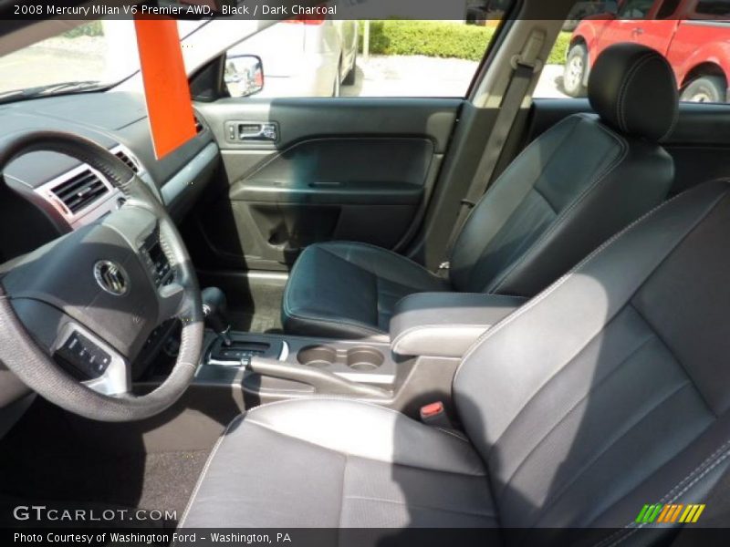 Black / Dark Charcoal 2008 Mercury Milan V6 Premier AWD