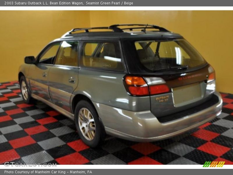 Seamist Green Pearl / Beige 2003 Subaru Outback L.L. Bean Edition Wagon