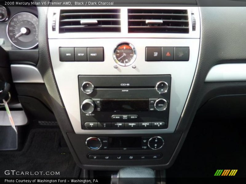 Black / Dark Charcoal 2008 Mercury Milan V6 Premier AWD