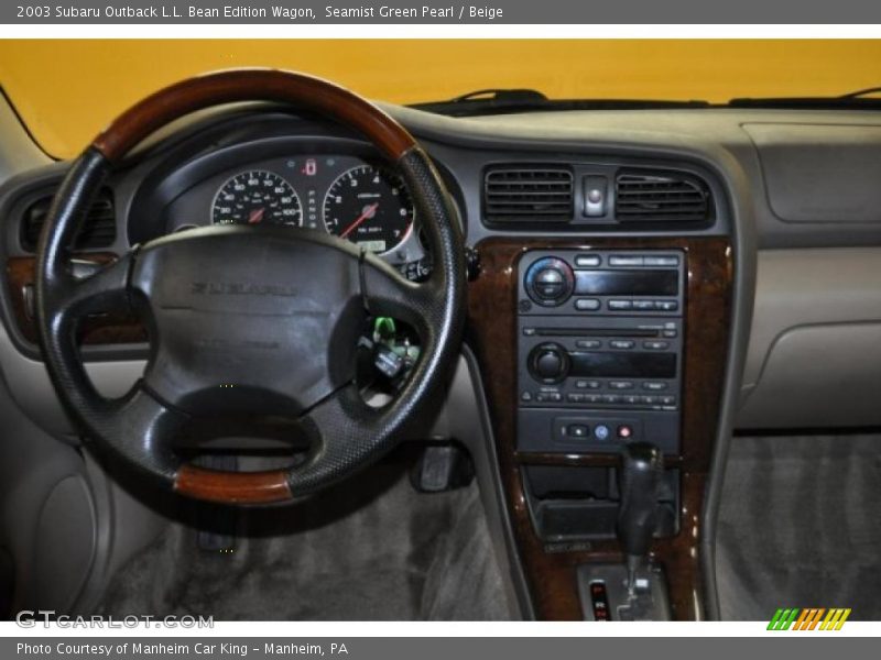 Seamist Green Pearl / Beige 2003 Subaru Outback L.L. Bean Edition Wagon