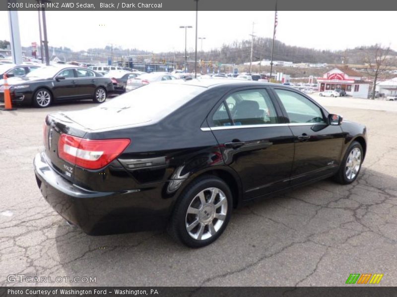 Black / Dark Charcoal 2008 Lincoln MKZ AWD Sedan