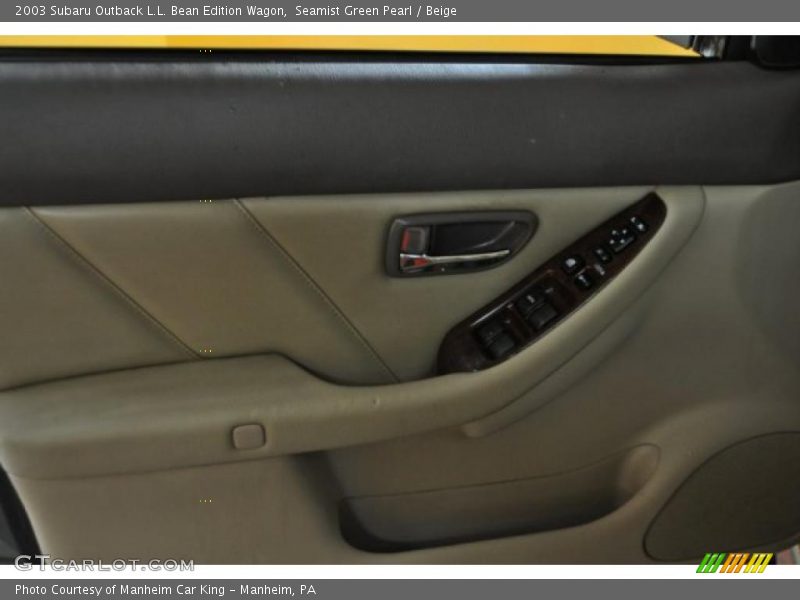 Seamist Green Pearl / Beige 2003 Subaru Outback L.L. Bean Edition Wagon