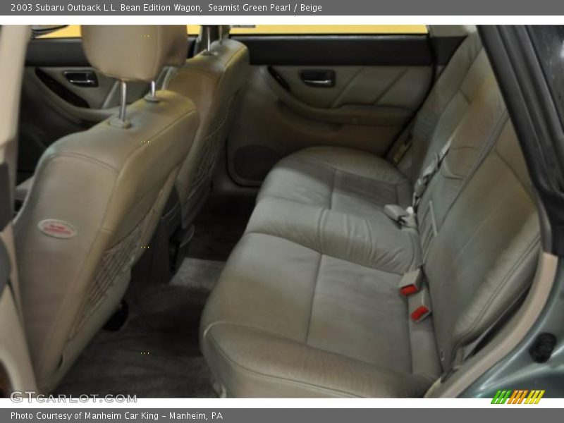 Seamist Green Pearl / Beige 2003 Subaru Outback L.L. Bean Edition Wagon