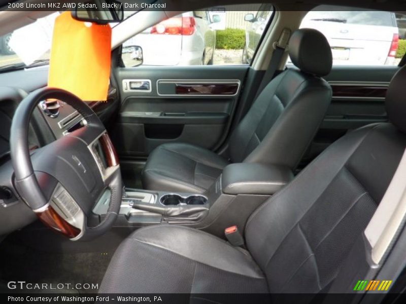 Black / Dark Charcoal 2008 Lincoln MKZ AWD Sedan