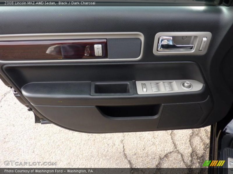 Black / Dark Charcoal 2008 Lincoln MKZ AWD Sedan