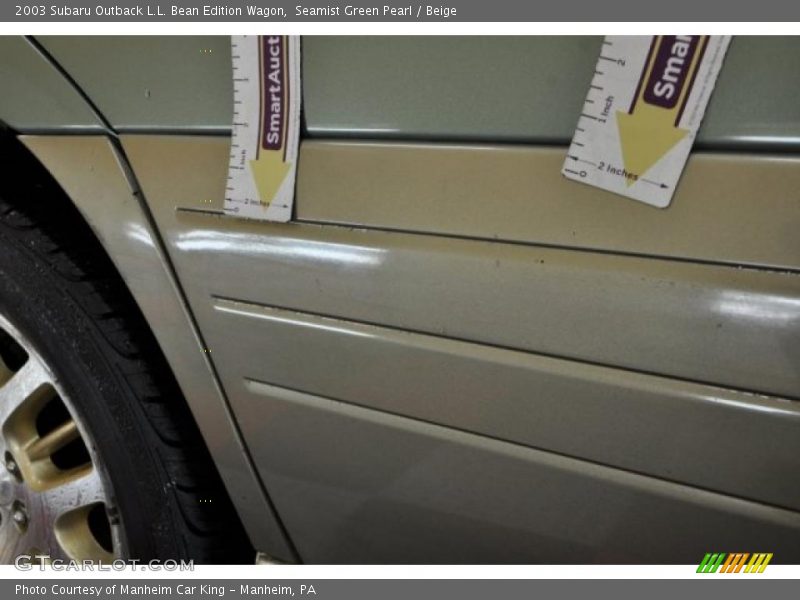 Seamist Green Pearl / Beige 2003 Subaru Outback L.L. Bean Edition Wagon